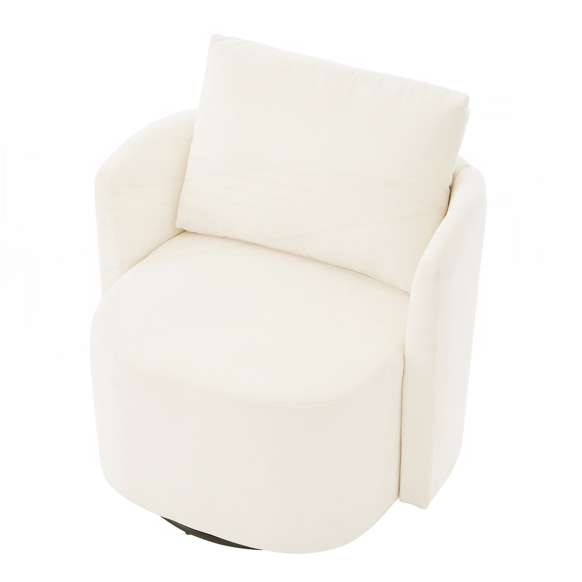 Fauteuil d'appoint en forme de tonneau de 29,9 pouces
