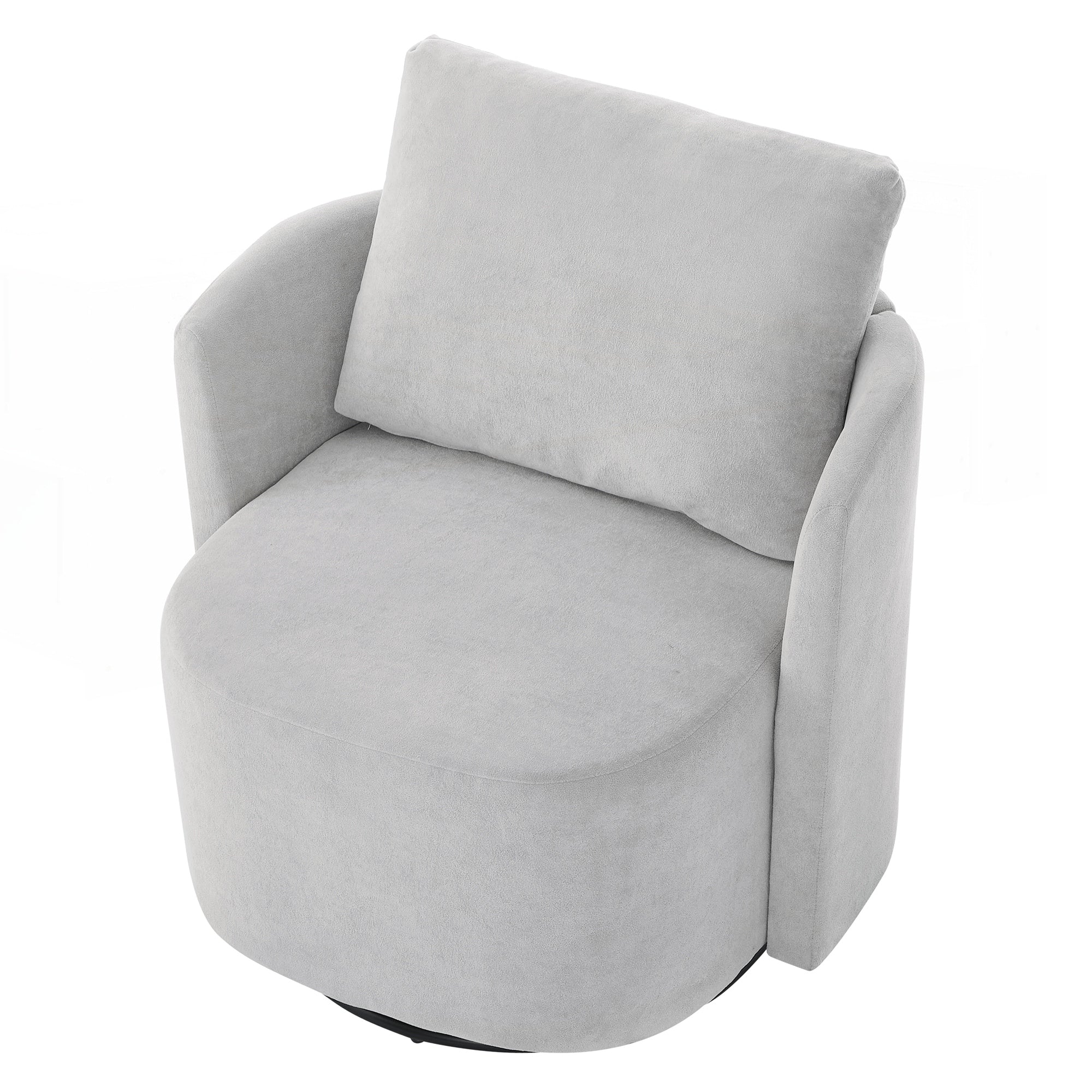 Fauteuil d'appoint en forme de tonneau de 29,9 pouces