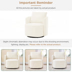 Fauteuil d'appoint en forme de tonneau de 29,9 pouces