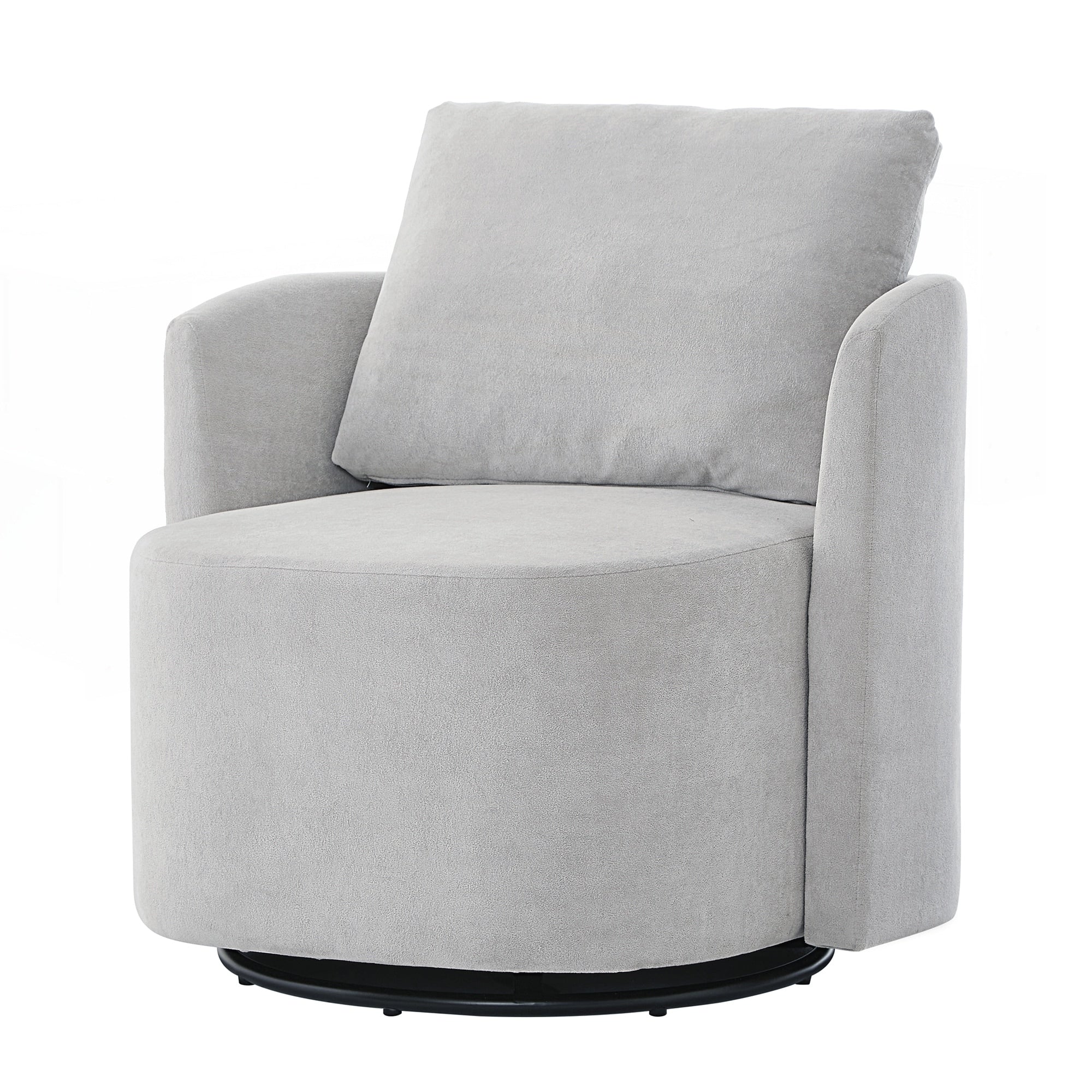 Fauteuil d'appoint en forme de tonneau de 29,9 pouces