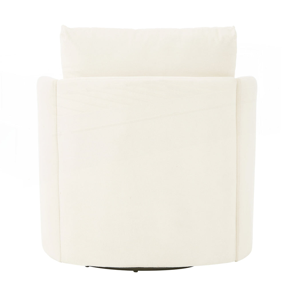 Fauteuil d'appoint en forme de tonneau de 29,9 pouces