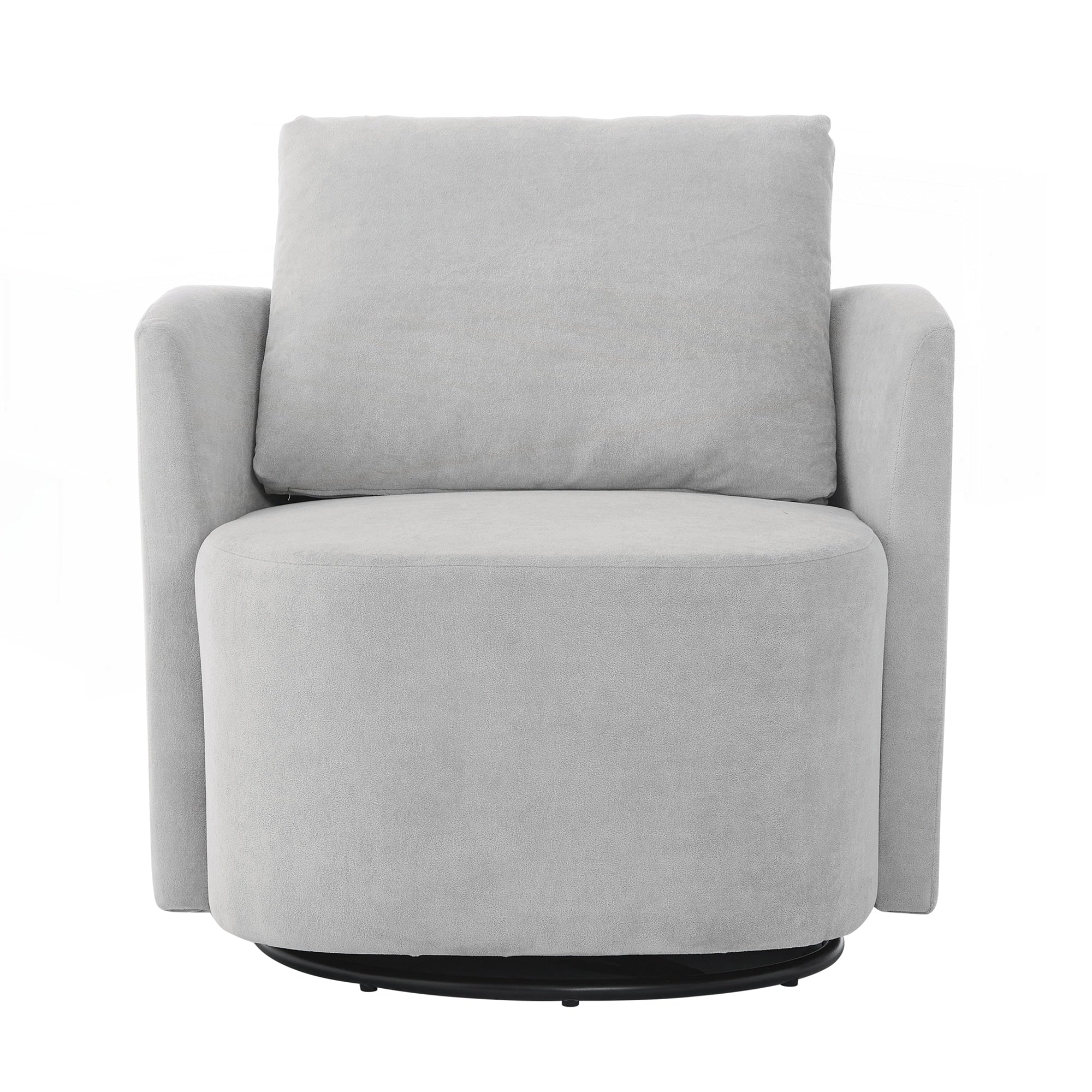 Fauteuil d'appoint en forme de tonneau de 29,9 pouces