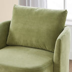 Fauteuil d'appoint en forme de tonneau de 29,9 pouces