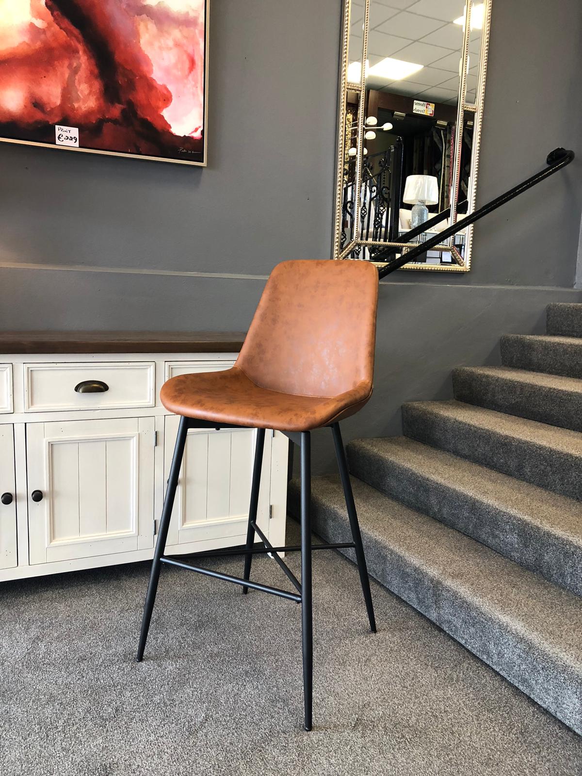 Tabouret de bar Charlotte en beige