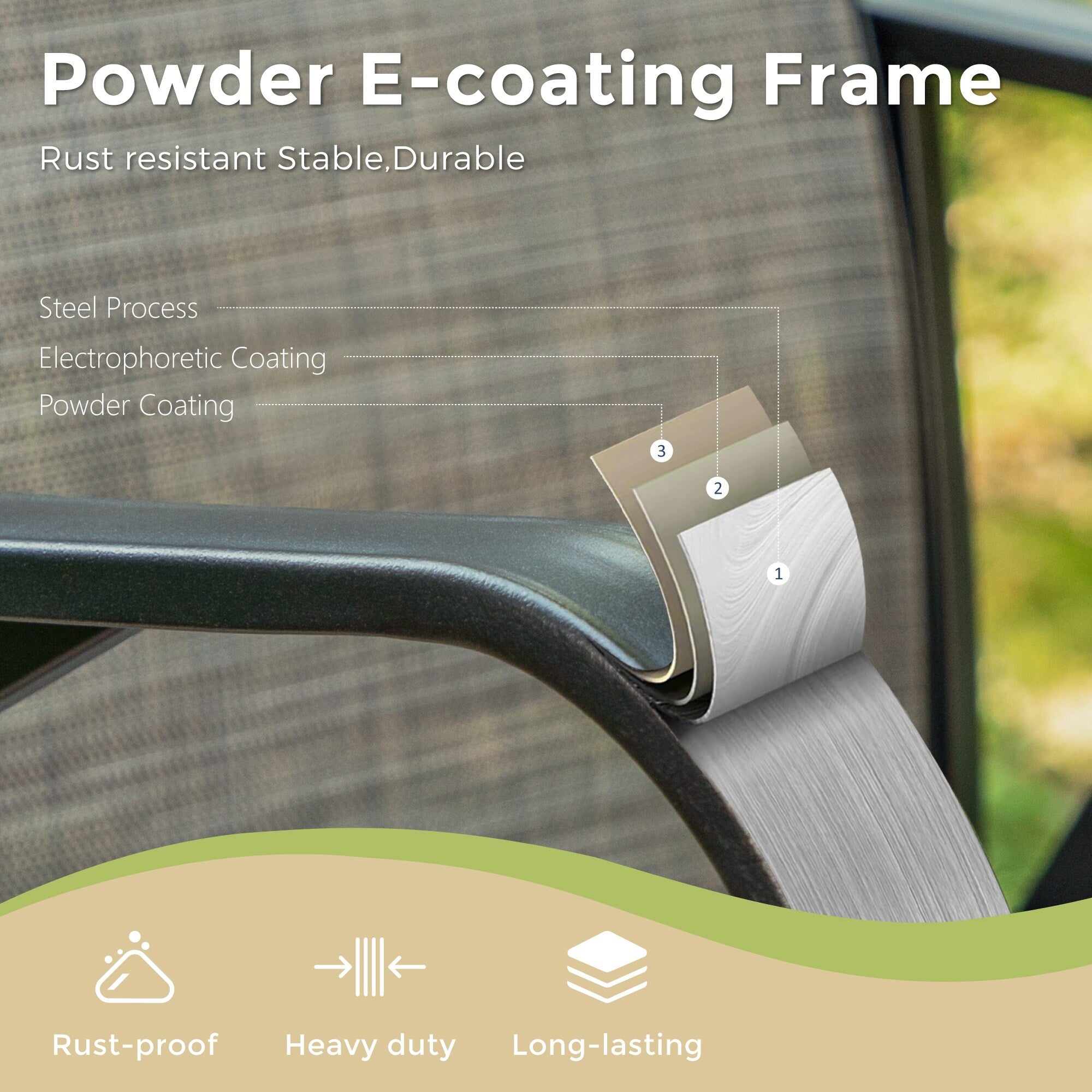 Ensemble de 3/5 tabourets de bar de patio avec table aspect bois et tabourets de bar pivotants en tissu textilène gris