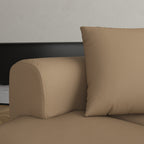 Canapé 3 à 5 places confortable et rembourré avec 3 coussins moelleux