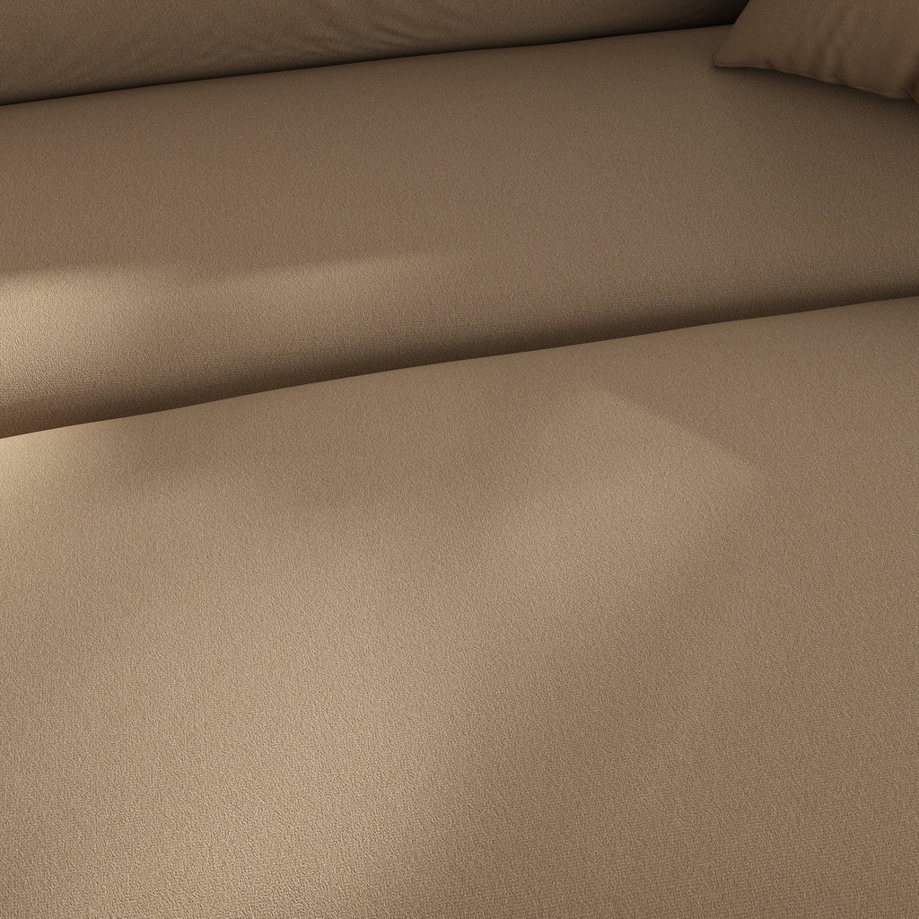 Canapé 3 à 5 places confortable et rembourré avec 3 coussins moelleux