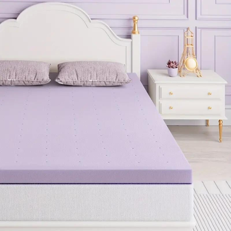 Surmatelas en mousse à mémoire de forme Queen de 7,6 cm, ventilé, rafraîchissant, infusé de gel haute densité