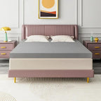 Surmatelas en mousse extra ferme de 7,6 cm pour lit double, support dorsal haute densité CertiPUR