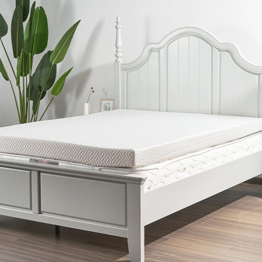 Matelas en mousse à mémoire de forme blanc de 3 pouces