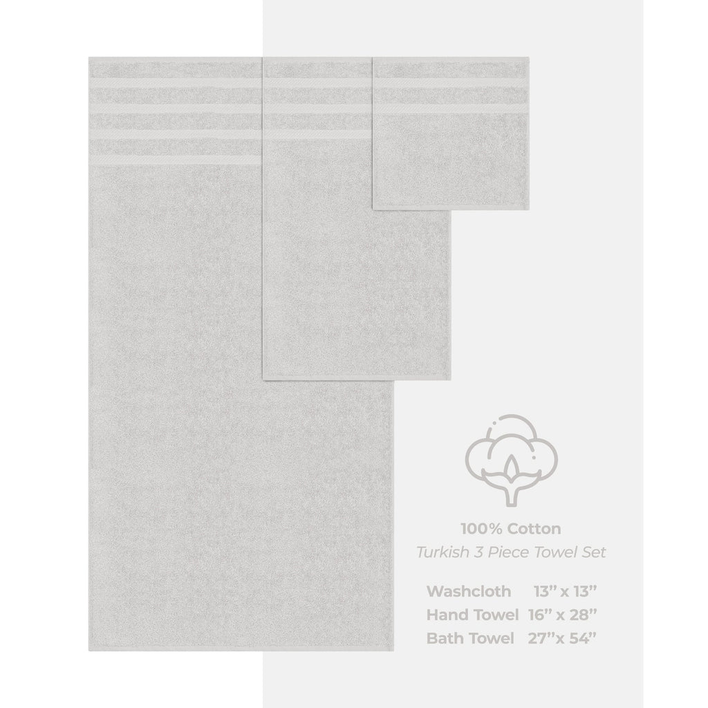 Ensemble de serviettes de bain 3 pièces 100 % coton Serviettes de bain turques de luxe Serviettes de toilette extra larges Serviettes de visage Ensemble de liquidation