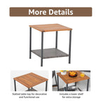 Ensemble de 3 chaises à bascule d'extérieur en osier avec coussins