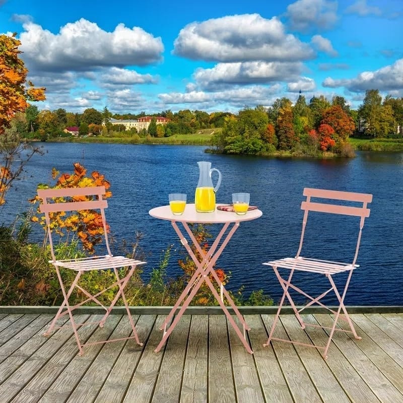 Ensembles de bistrot de patio 3 pièces,