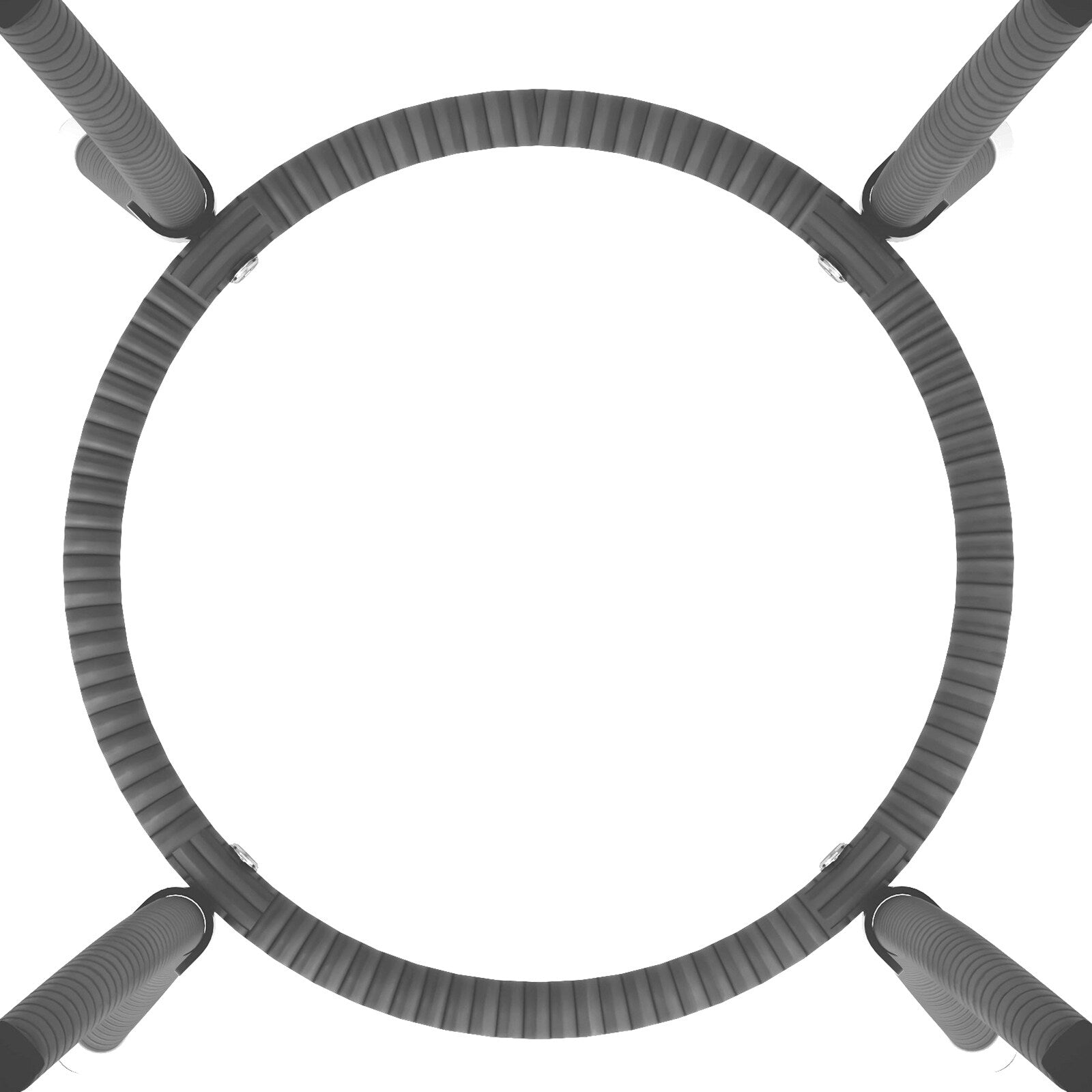 Ensemble de patio 3 pièces avec chaises rembourrées et table basse en verre - 20 x 20 x 28