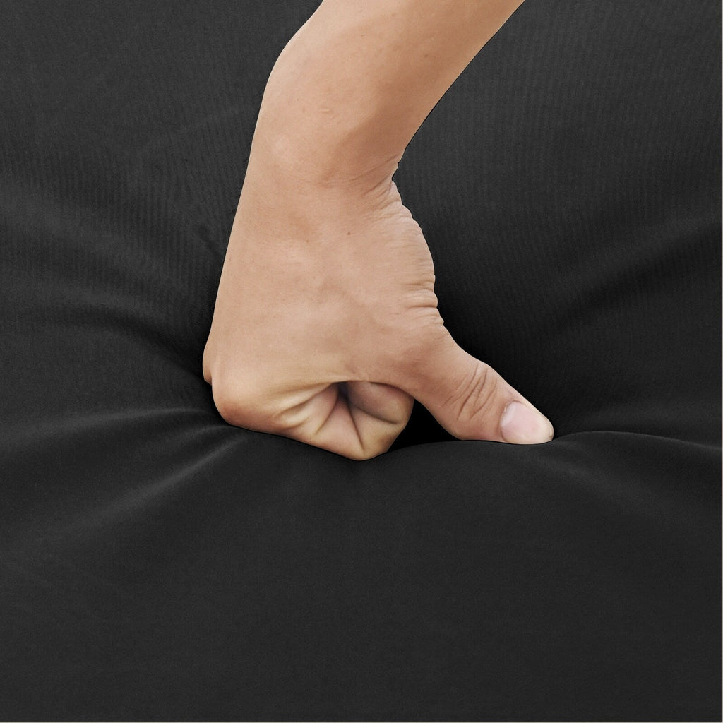 Ensemble de patio 3 pièces avec chaises rembourrées et table basse en verre - 20 x 20 x 28