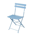 Ensemble bistrot d'extérieur 3 pièces en acier de qualité supérieure Clihome