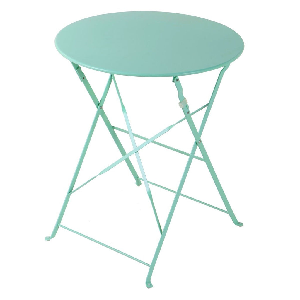 Ensemble bistrot d'extérieur 3 pièces en acier de qualité supérieure Clihome