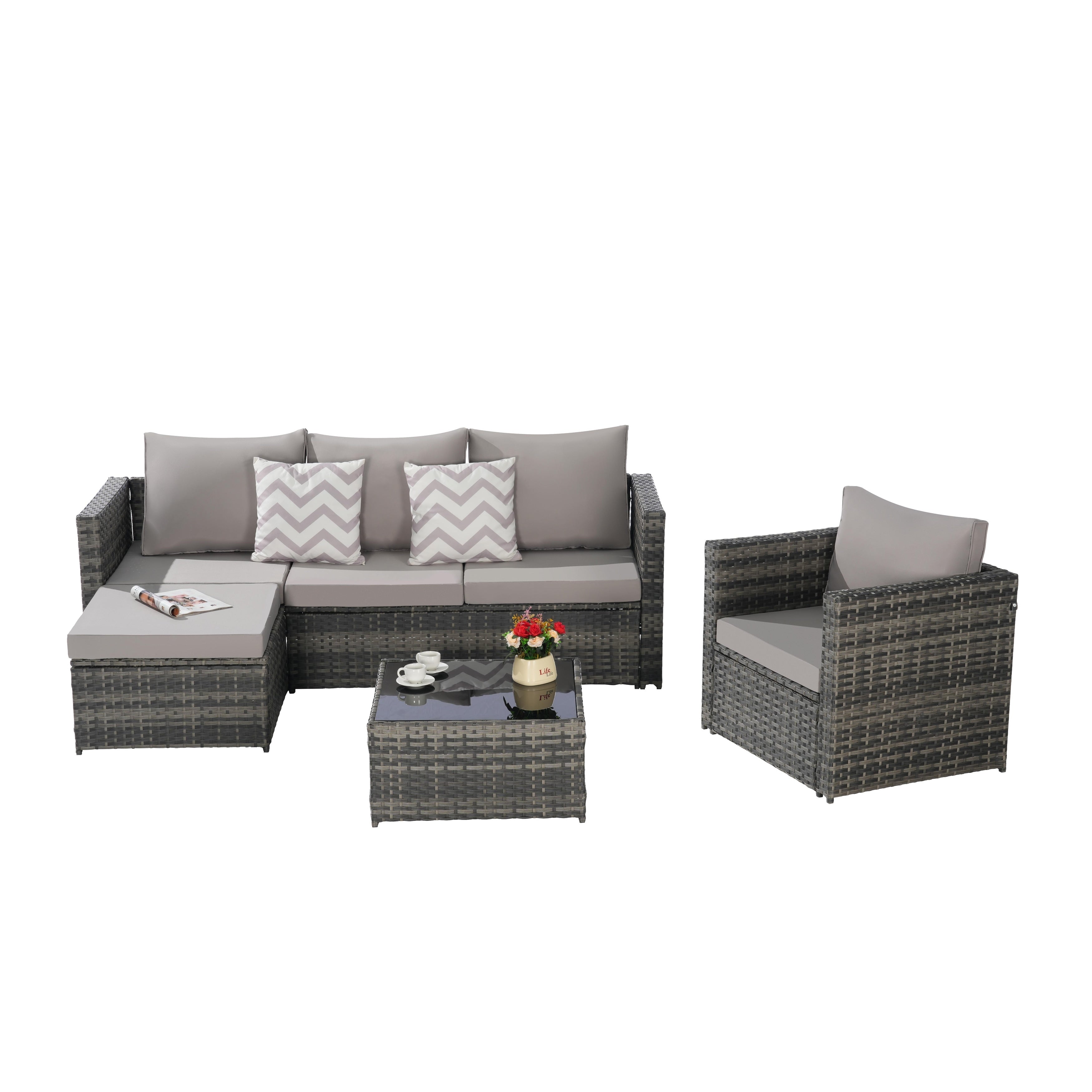 Ensemble de meubles de patio 3 pièces