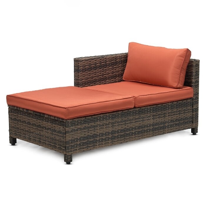 Ensemble de 3 canapés d'extérieur en osier pour patio