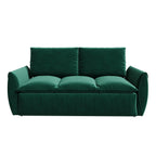 Canapé-lit convertible 3 places avec ensemble oreiller et couverture 2 en 1