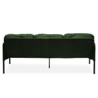 Canapé 3 places en tissu polyester, canapé rembourré moderne, petit canapé confortable pour petit espace, salon, chambre, bureau