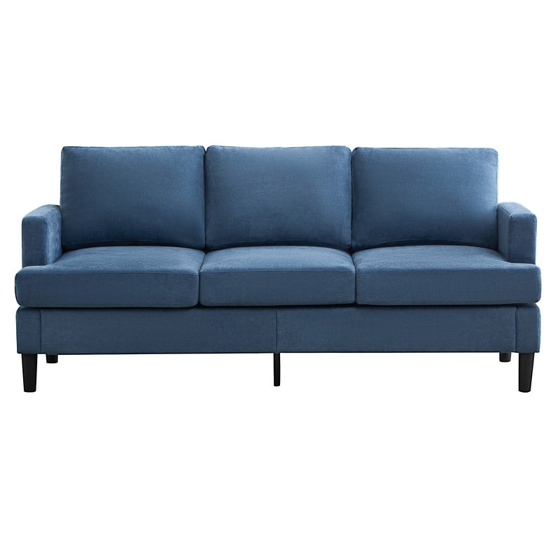 Canapé 3 places - Tissu respirant, accoudoirs de soutien et pieds robustes