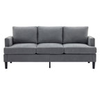 Canapé 3 places - Tissu respirant, accoudoirs de soutien et pieds robustes