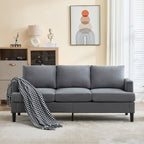 Canapé 3 places - Tissu respirant, accoudoirs de soutien et pieds robustes