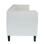 Canapé coach 3 places capitonné en velours