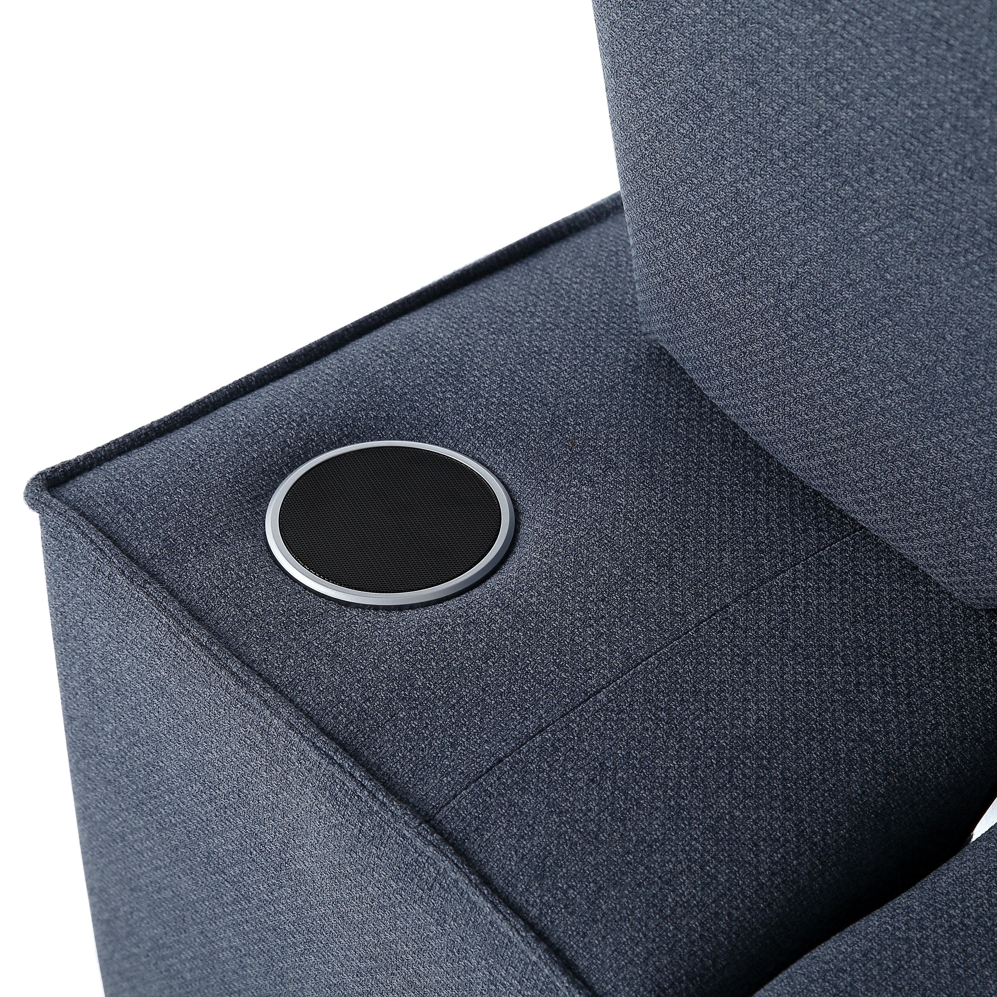 Fauteuil convertible 3 en 1, canapé inclinable réglable avec haut-parleurs Bluetooth, ports USB et oreiller moelleux
