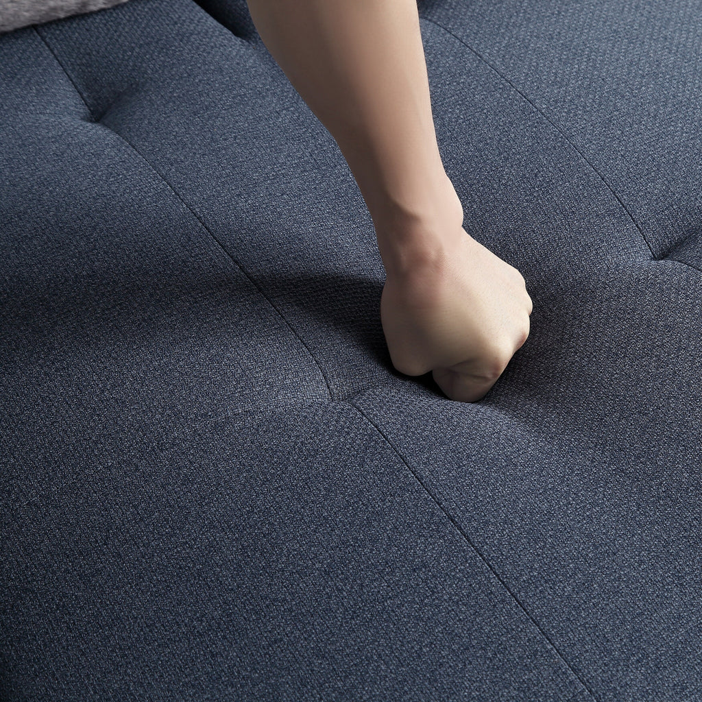 Fauteuil convertible 3 en 1, canapé inclinable réglable avec haut-parleurs Bluetooth, ports USB et oreiller moelleux