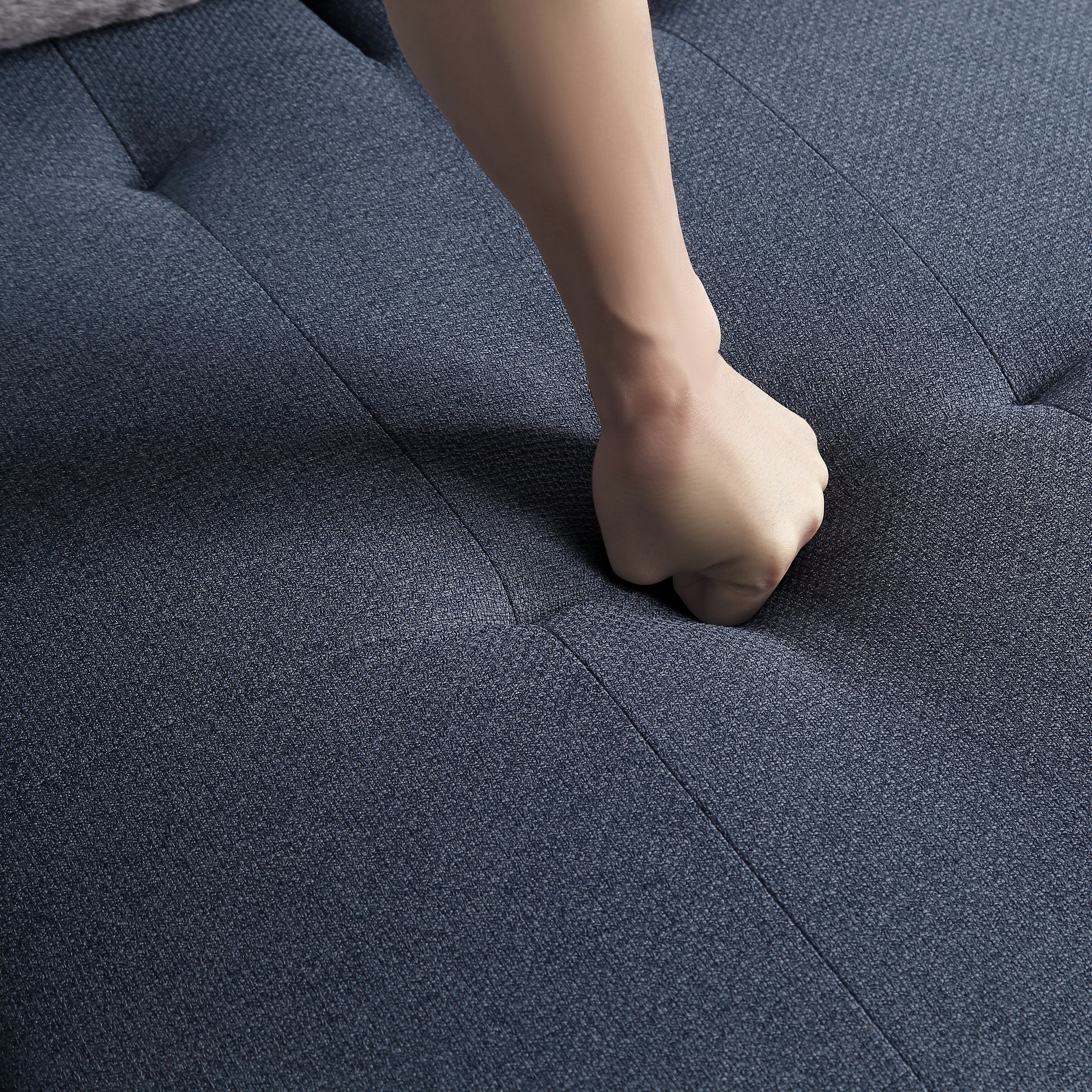 Fauteuil convertible 3 en 1, canapé inclinable réglable avec haut-parleurs Bluetooth, ports USB et oreiller moelleux