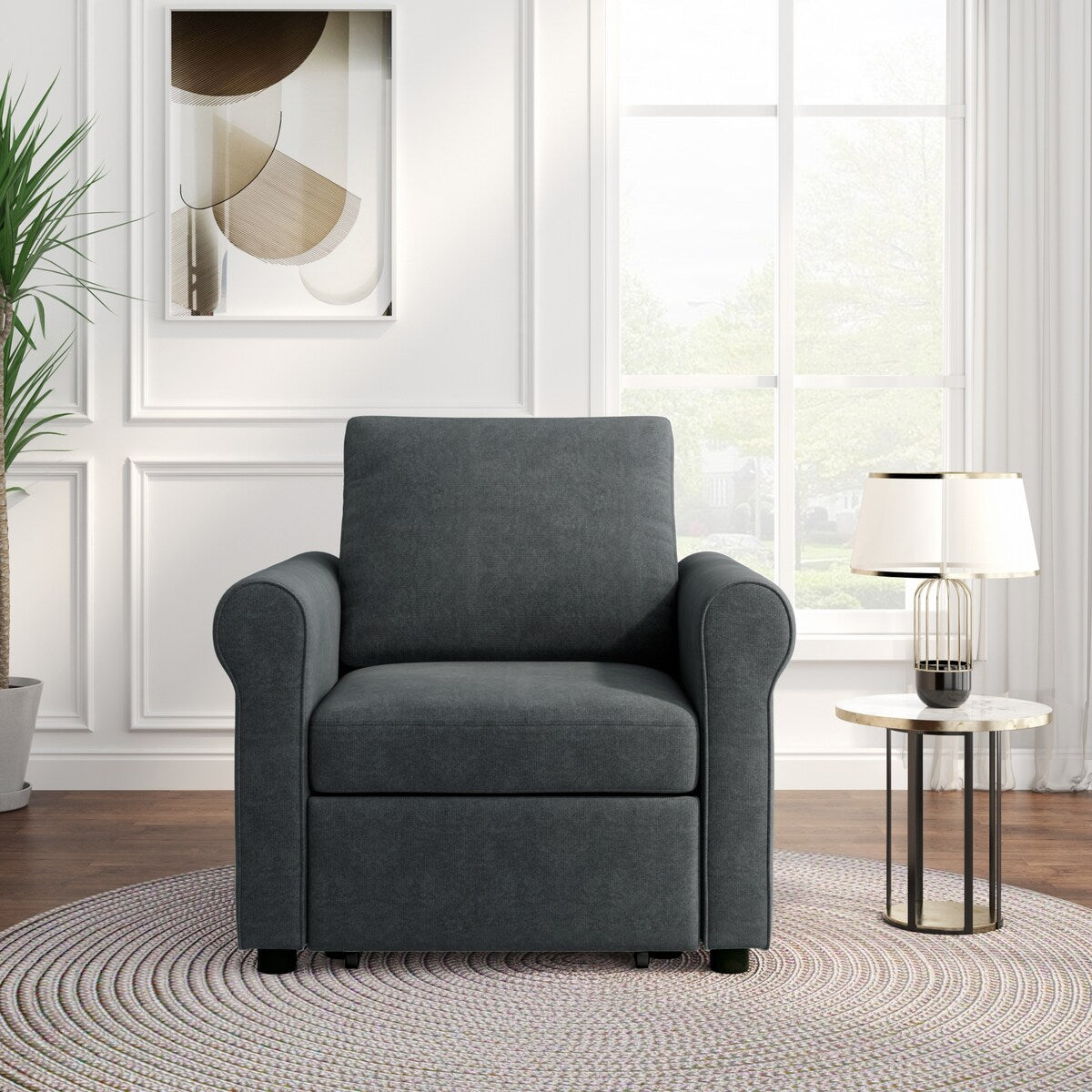 Canapé-lit 3 en 1 convertible en lit