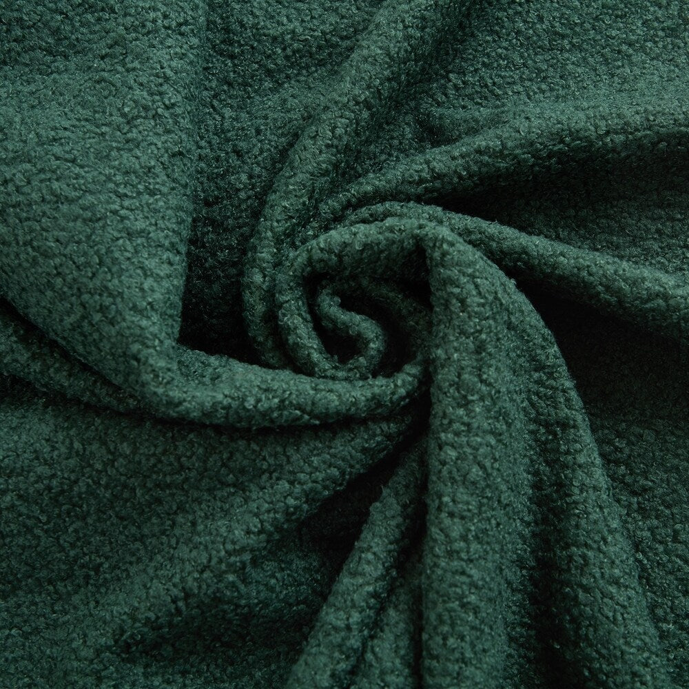 Canapé-lit 3 en 1 en tissu Teddy rempli de mousse