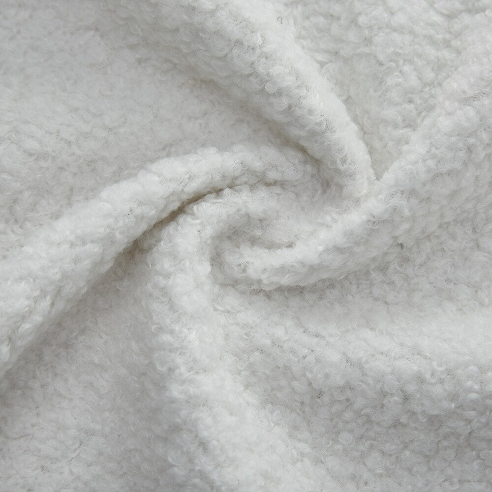 Canapé-lit 3 en 1 en tissu Teddy rempli de mousse