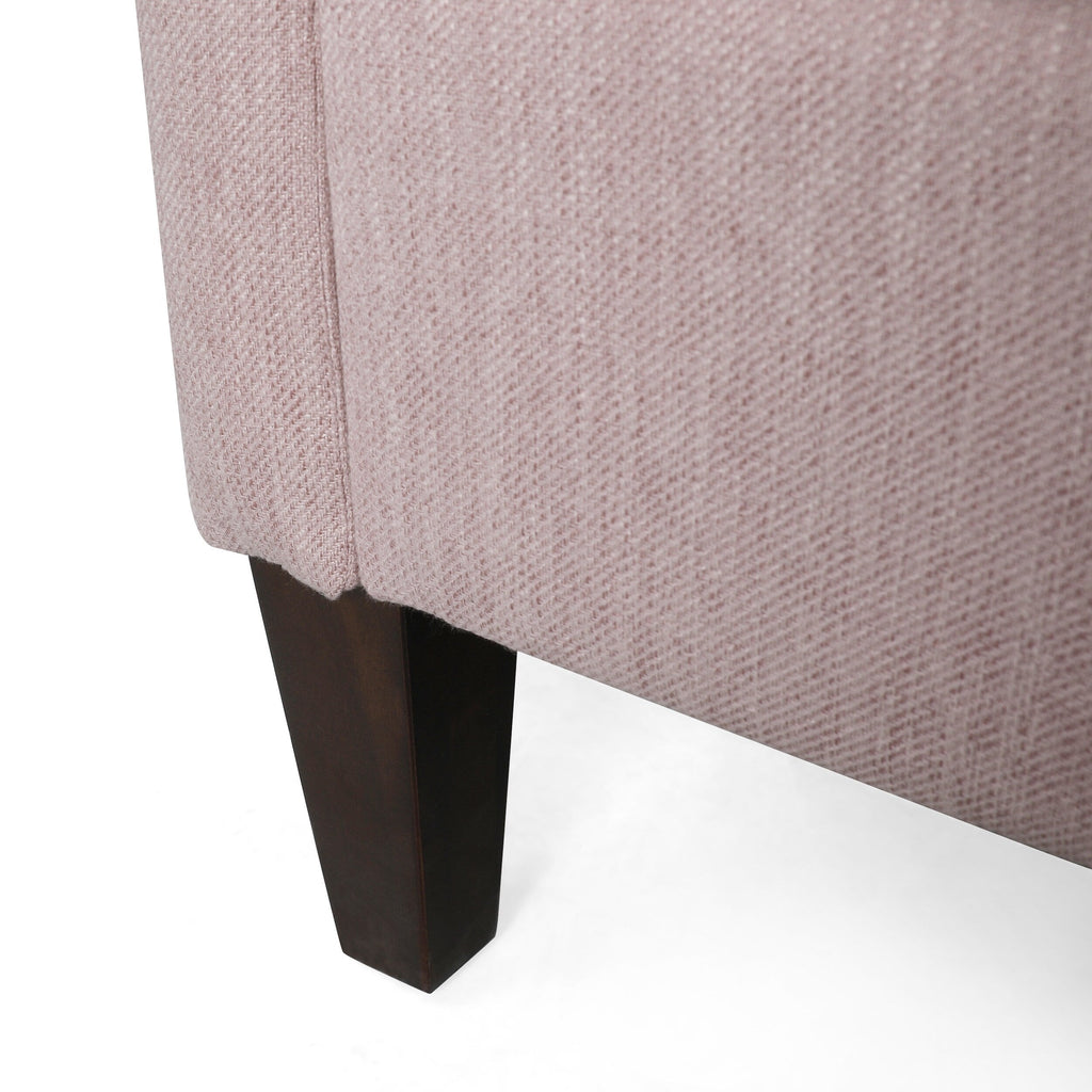 Canapé 3 places avec pieds en bois de bouleau et assise moelleuse