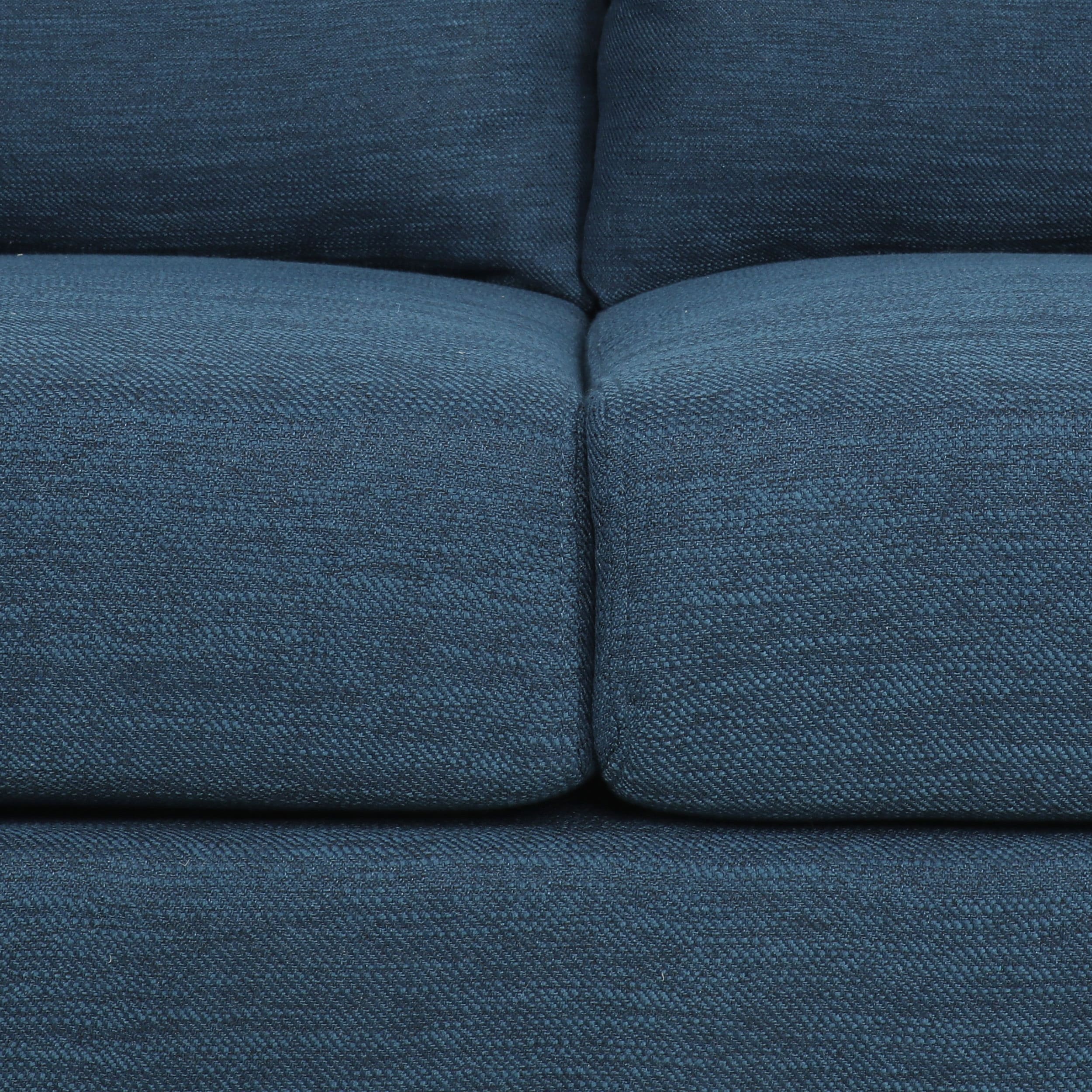 Canapé 3 places avec pieds et coussins en bouleau