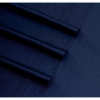 Parure de lit surdimensionnée en percale de coton 300 fils avec poche extra profonde