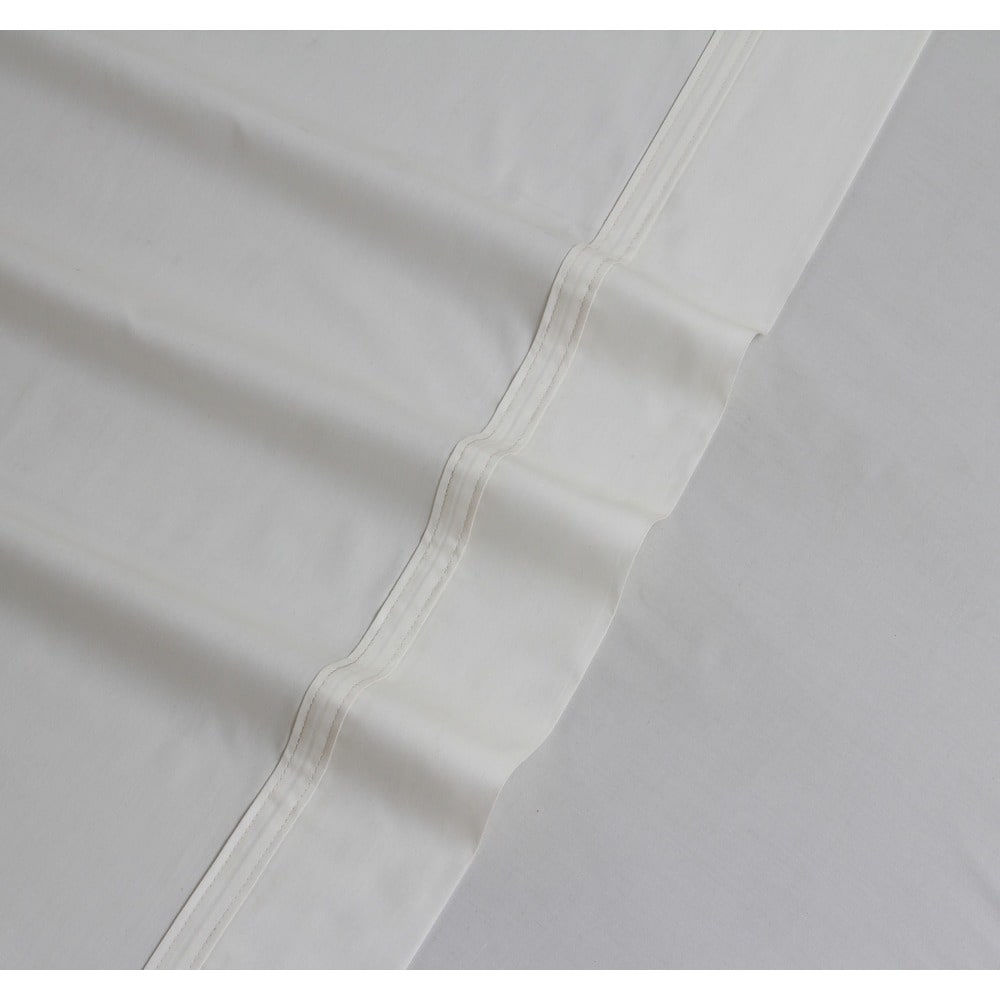 Parure de lit surdimensionnée en percale de coton 300 fils avec poche extra profonde