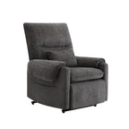 Fauteuil inclinable à assistance électrique 30 po en chenille gris acier