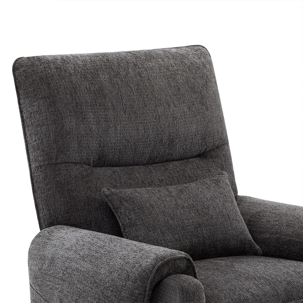 Fauteuil inclinable à assistance électrique 30 po en chenille gris acier