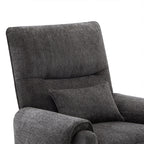 Fauteuil inclinable à assistance électrique 30 po en chenille gris acier