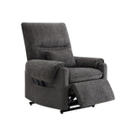 Fauteuil inclinable à assistance électrique 30 po en chenille gris acier