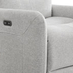 Fauteuil inclinable électrique pivotant à 360 degrés en similicuir