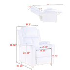 Fauteuil inclinable de 31,5 po de large avec 2 porte-gobelets