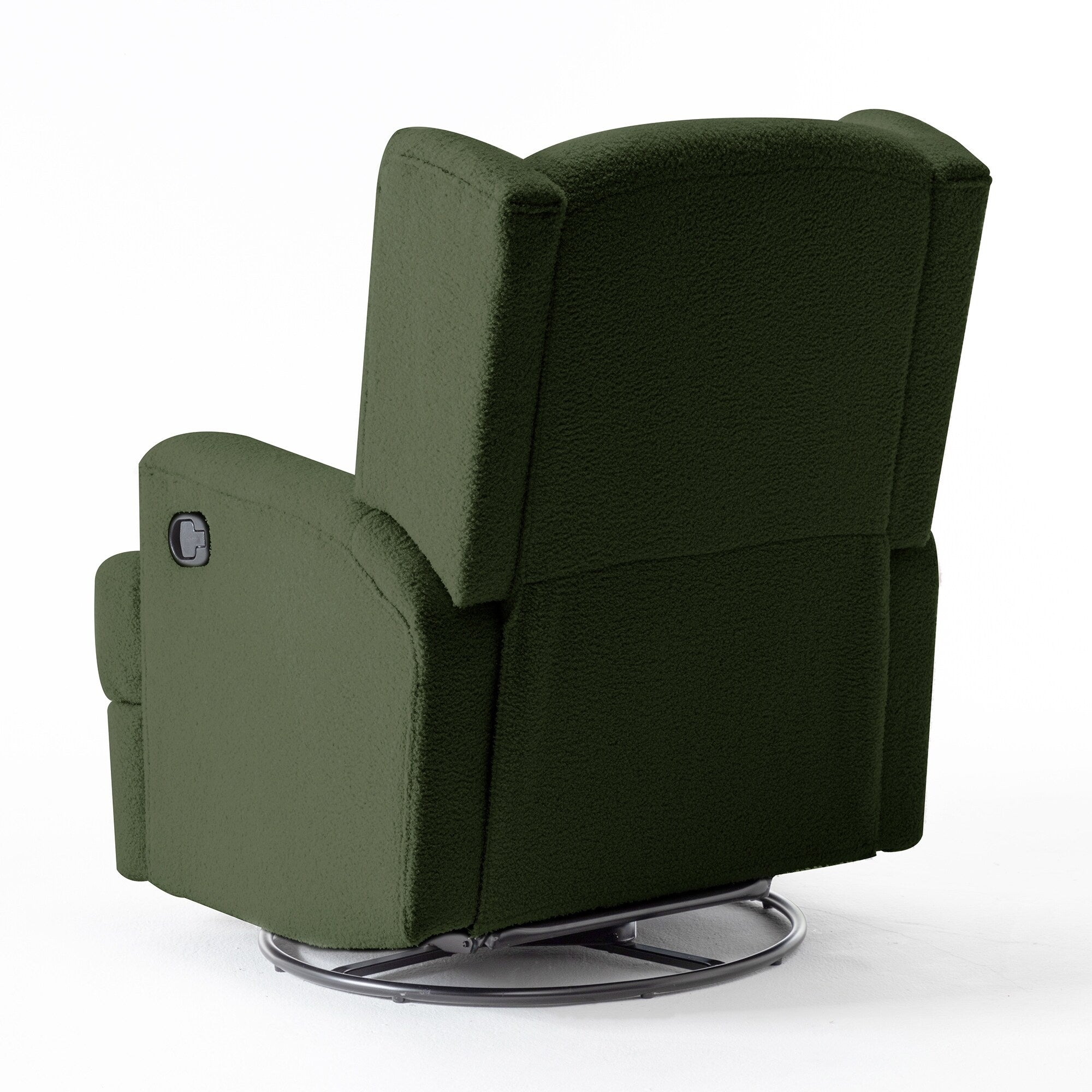 Fauteuil inclinable pivotant manuel de 31 po de largeur pour chambre d'enfant, ensemble de 2