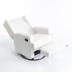 Fauteuil inclinable pivotant manuel de 31 po de largeur pour chambre d'enfant, ensemble de 2