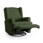 Fauteuil inclinable pivotant manuel de 31 po de largeur pour chambre d'enfant, ensemble de 2