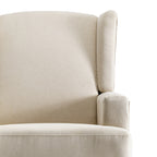 Fauteuil inclinable pivotant manuel de 31 po de largeur pour chambre d'enfant, ensemble de 2