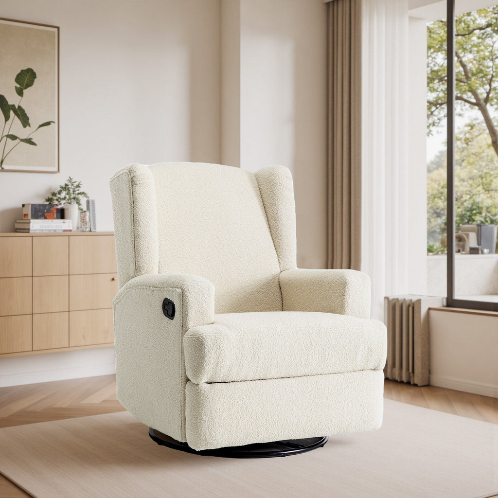 Fauteuil inclinable pivotant à oreilles de 31 po de largeur pour chambre d'enfant